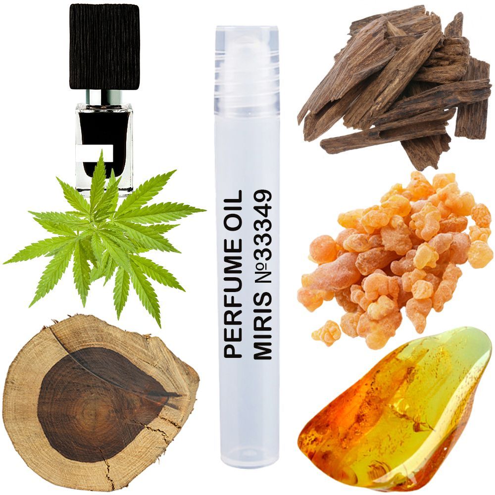 зображення Парфумерна олія MIRIS Premium №33349 (аромат схожий на Black Afgano) Унісекс 10 ml від офіційного магазину MIRIS.STORE